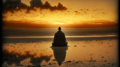 明颠和尚丢土块惊滔骇浪变为风平浪静(图)