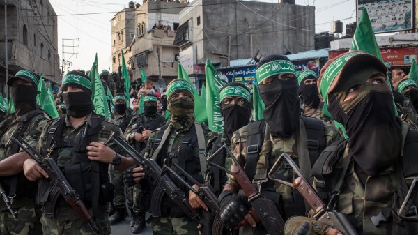 加沙地带哈马斯武装分子