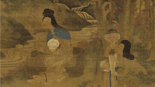 元人畫麻姑獻壽