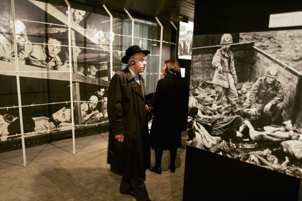 耶路撒冷大屠殺紀念館的奧斯威辛展覽