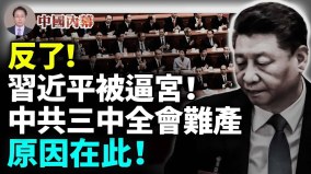 反了習近平被逼宮被連開四炮三中全會為什麼難產(視頻)