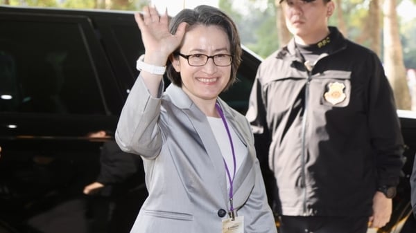 民進黨副總統參選人蕭美琴。