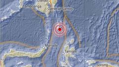 印尼再震塔劳群岛发生5.9级地震(图)