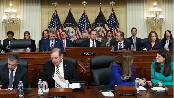2023年2月28日，美国国会众议院中国特设委员会举行首场听证会。（Kevin Dietsch/Getty Images）