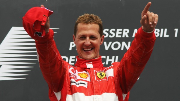 曾7次獲得一級方程式（F1）賽車冠軍的「車王」舒馬赫