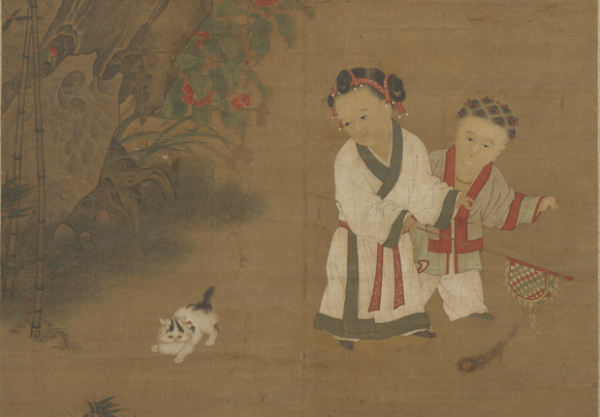 宋苏汉臣〈冬日婴戏图〉
