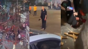 重庆一男子持菜刀大街上无差别砍人(图)