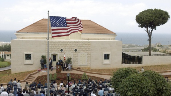 美国驻黎巴嫩大使馆占地面积几乎是白宫2.5倍。