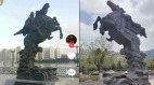 「立馬雙龜」傳吉林當局硬拆「東明建國」雕塑(圖)