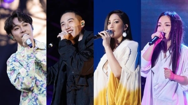 第34届金曲奖入围名单16日公布，吴青峰（左1）与熊仔（左2）将争歌王，A-Lin（右2）与徐佳莹（右1）抢后。
