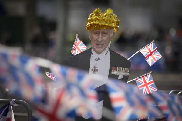 5月5日，伦敦街头开始庆祝国王查尔斯三世加冕。