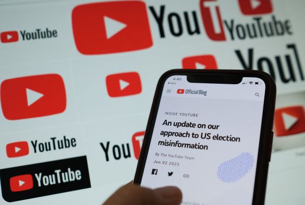  Youtube停止删除指控美国2020年大选存在舞弊影片