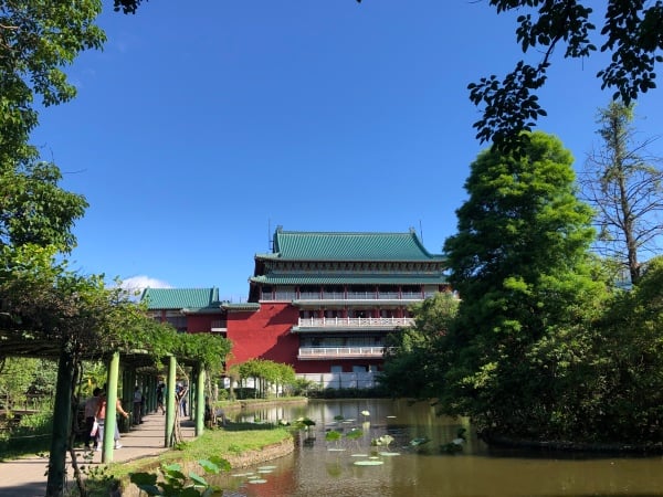 台北植物园 树 风景 湖 历史博物馆