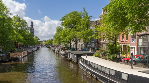 荷蘭 運河 鬱金香 阿姆斯特丹 125127786