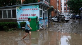 湖南桑植25年難遇暴雨遭災浙江降雨不停歇(圖)