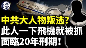 中共大人物叛逃北京航班遭挟持他一下飞机就被抓(视频)