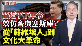 效仿齊奧塞斯庫習近平下軍令；從蘇維埃人到文革(視頻)