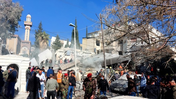 1月20日，以色列对大马士革的袭击导致一栋建筑内有5人死亡，“与伊朗结盟的领导人”正在该建筑物内举行会议。