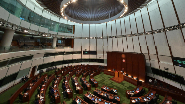 圖為香港立法會。（香港政府新聞處）