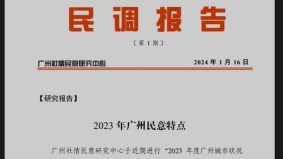 廣州2023民調曝30年首次全面下滑網管封殺(圖)