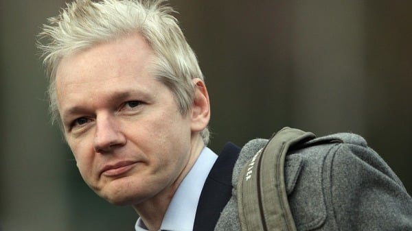 维基解密创始人朱利安．阿桑奇（Julian Assange）