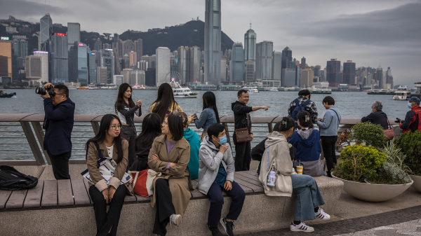 有香港網民感嘆，香港越來越似大陸，有時覺得自己已經不在香港。圖為香港尖沙咀海旁。（圖片來源：Getty Images）