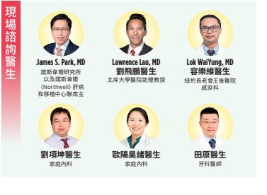 新唐人健康展將有多名專家醫生提供現場諮詢。（新唐人健康展主辦方提供）