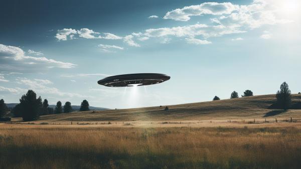 UFO示意圖(圖片來源: Adobe stock)