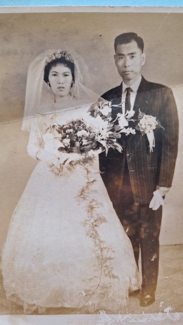 王樹勳夫婦結婚紀念照