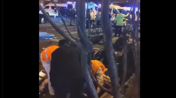 中南海附近再传重大车祸现场挤满救护车死伤不明(视频图)