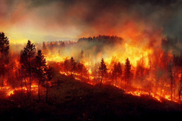 野火对大自然的破坏
