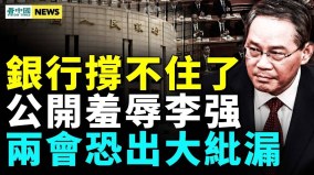 李強政府工作報告有硬傷；兩會恐出大紕漏；銀行撐不住了(視頻)