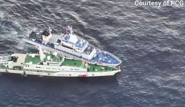 中國海警船和菲律賓船隻2024年3月5日在南海再度發生衝突。
