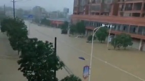 廣東百年一遇洪水4死10失聯海船撞橋墩沉沒(圖)