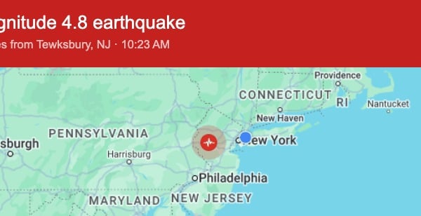 地震 纽约