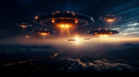 無法解釋的目擊事件多名理工教授看見一大群UFO(圖)