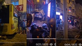 天津公交車衝撞人群致9死傷官方通報惹議(圖)