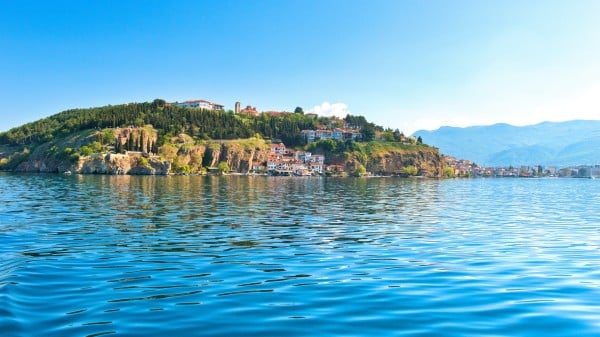 奥赫里德湖 北马其顿 欧洲 湖泊 Ohrid Lake 787409227