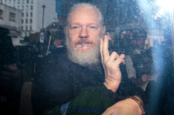 維基解密創辦人朱利安·阿桑奇（Julian Assange）