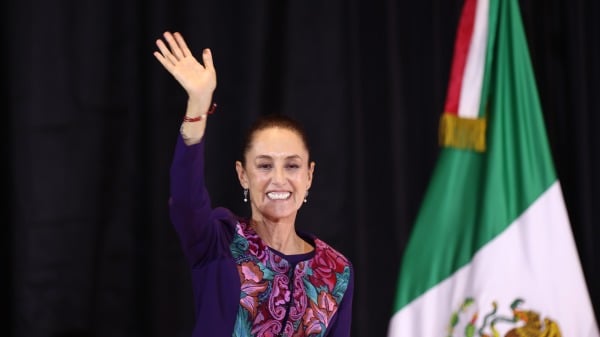 压倒性胜利辛鲍姆成为墨西哥首位女总统(图)