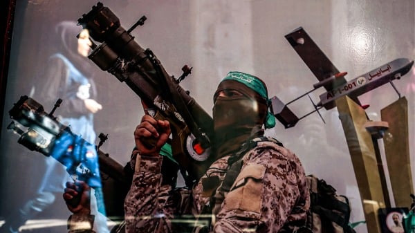 哈马斯武装分子示意图
