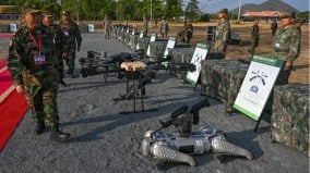 中国军工智能引关注美议员吁警惕“武装机器狗”(图)