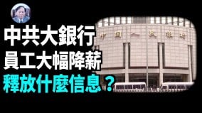 【谢田时间】中共银行业绩大幅下滑员工高薪已过去式(视频)