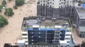 「村莊都摧平了」陝西寶雞洪災致5死8失聯(組圖)