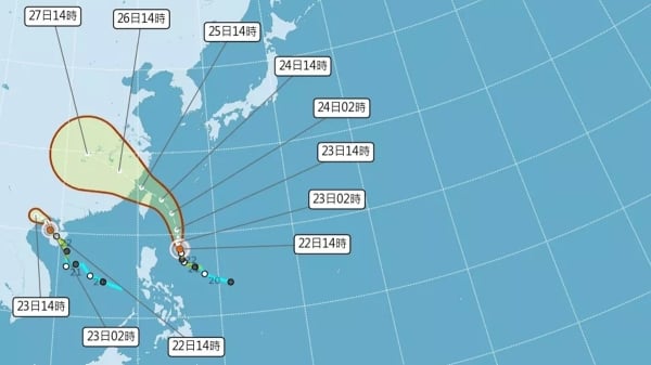凱米颱風來勢洶洶最新路徑曝光(圖)