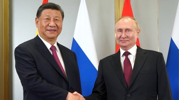 7月3日，習近平與普京在上合組織峰會期間會面。